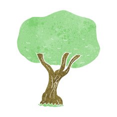 Cartoon Tree N222