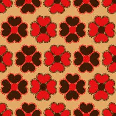 Seamless pattern of flowers N2