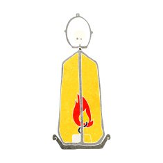 cartoon spooky lantern N44