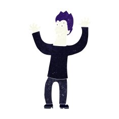 cartoon halloween vampire N23