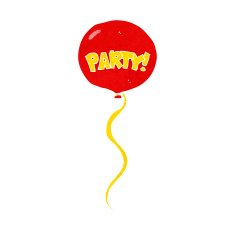 cartoon party balloon N14
