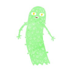 cartoon spooky ghost N127
