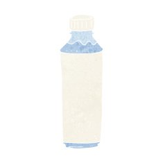 Cartoon Water Bottle N100