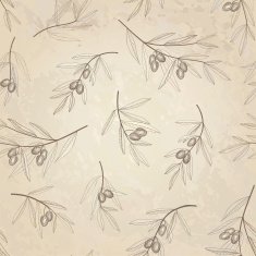 Olive seamless pattern