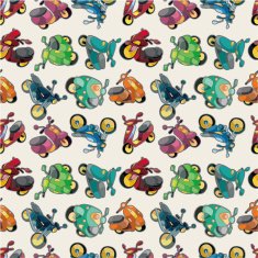 seamless motorcycles pattern