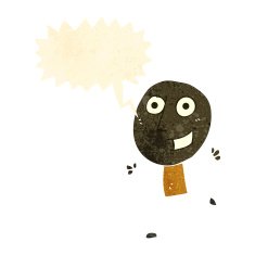 retro cartoon happy doodle man N7
