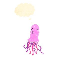 Cartoon Jellyfish N113