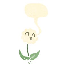 cartoon dandelion flower N2