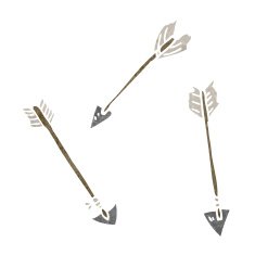 cartoon arrows N3