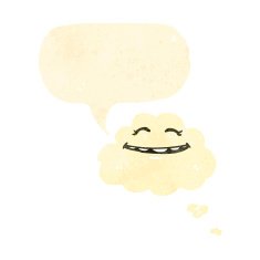 retro cartoon cloud N7