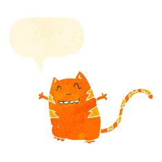 retro cartoon cat N2
