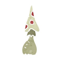 retro cartoon toadstool N4
