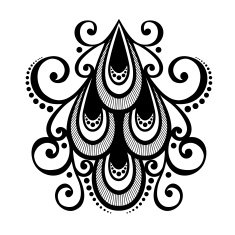 Vector Deco Abstract Symmetric Element N6