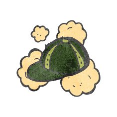 retro cartoon old school cap
