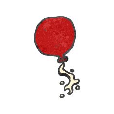 retro cartoon balloon N2