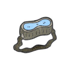 protective goggles cartoon