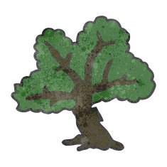 retro cartoon tree N2