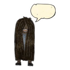retro cartoon long haired hippie man N2