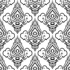 Seamless Abstract Hand Drawn Vector Pattern N20