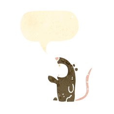 retro cartoon mouse N3
