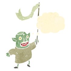 retro cartoon goblin N2