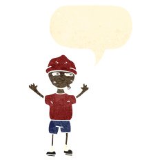 cartoon boy wearing hat N5