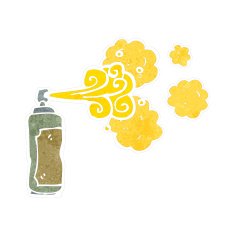 retro cartoon spray can N2