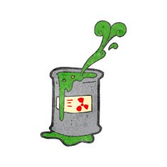 retro cartoon toxic waste N3