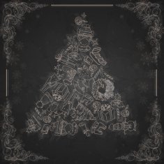 Hand Drawn Christmas Set N7
