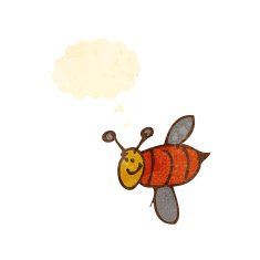 child's drawing of a bee N3