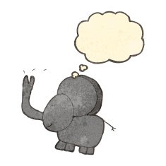 child's drawing of an elephant N2
