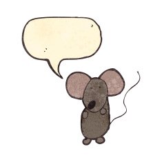 child's drawing of a mouse N3
