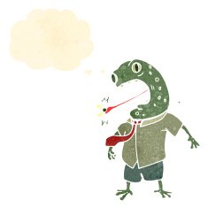 toad boss retro cartoon