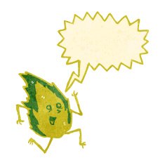 retro cartoon flame spirit