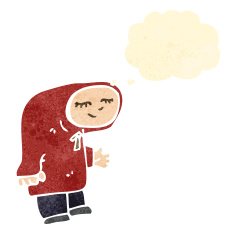 retro cartoon teen in hooded sweatshirt N2