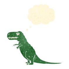 retro cartoon dinosaur N2