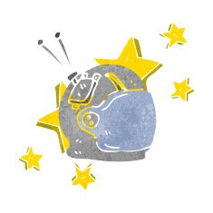cartoon astronaut helmet N55