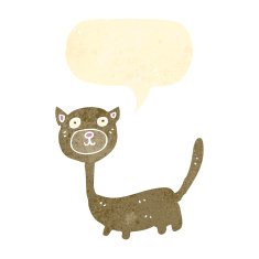 Cartoon Cat N347