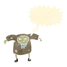 retro cartoon zombie ghoul