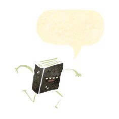 retro cartoon running book