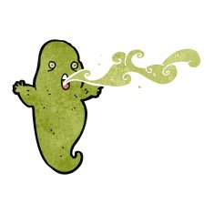 retro cartoon spooky ghost N3