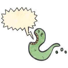 retro cartoon ghost with speech bubble N14