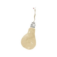 electric light bulb cartoon