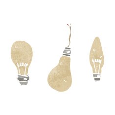electric light bulb cartoon N2