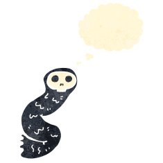 retro cartoon halloween ghost N2