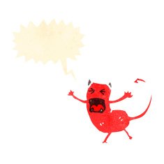 cartoon little devil N141