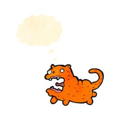 retro cartoon ginger cat N3