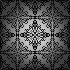 Seamless Ornate Abstract Pattern N25