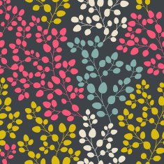 vector seamless abstract hand-drawn pattern leaf backdrop Endl