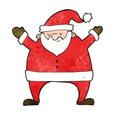 Cartoon Santa Claus N427